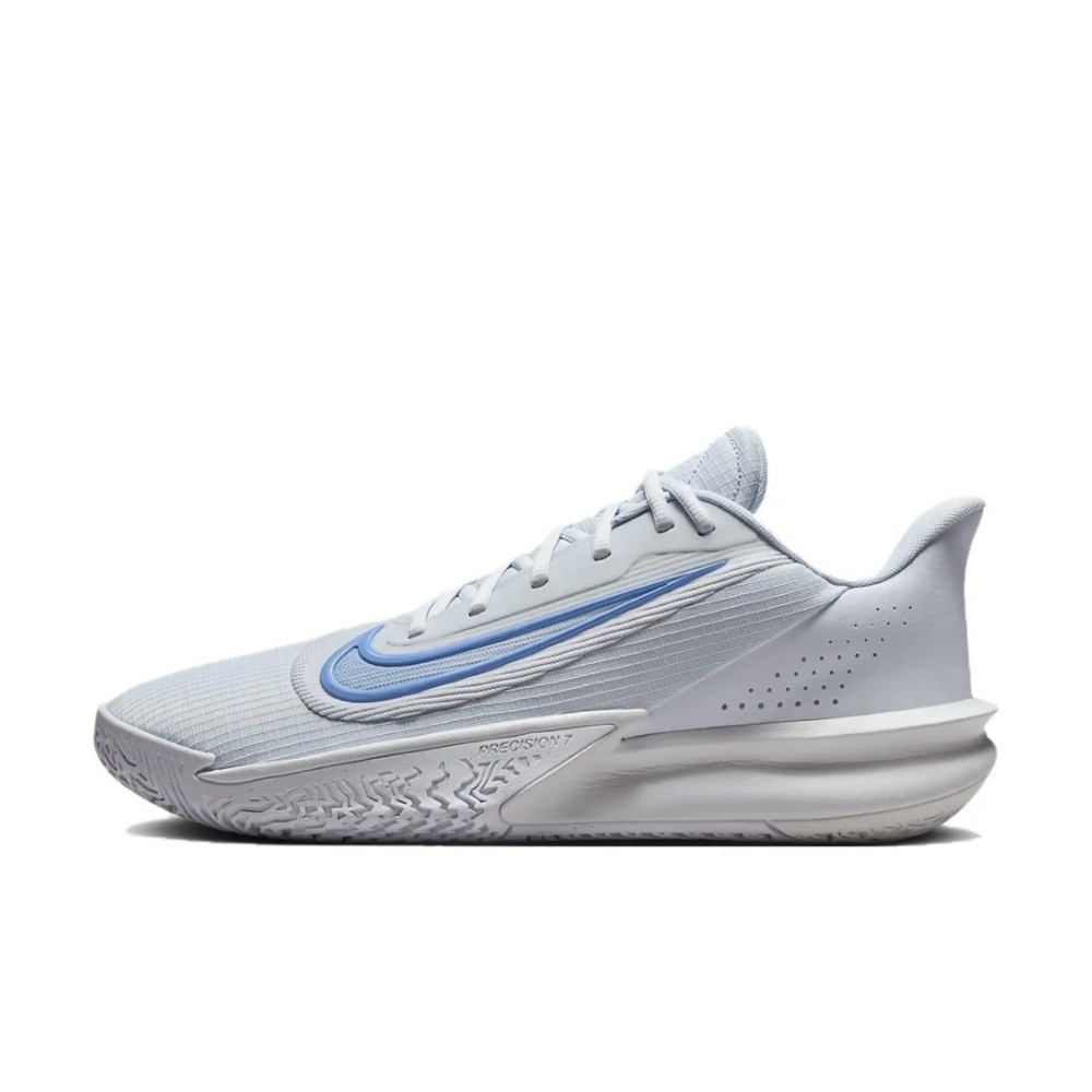 NIKE PRECISION 7 Baby Blue Grey FN4322-004 Basketball Mens Sneakers